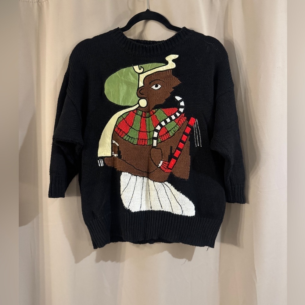 Gregory Vintage  Black Knit Sweater
